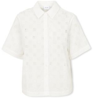 Blúzka Vila  Lucie Shirt 2/4 - Cloud Dancer