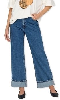 Rovné džínsy Only  Hope Wide Jeans - Medium Blue Denim