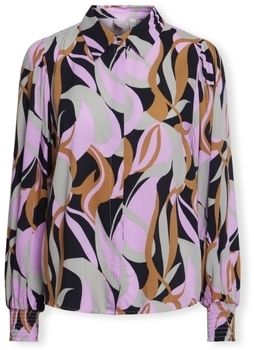 Blúzka Y.a.s  YAS Noos Alira Shirt L/S - Abbey Stone
