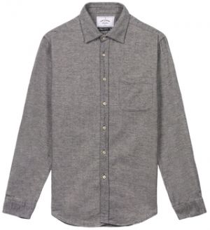 Košele s dlhým rukávom Portuguese Flannel  Teca Shirt - Light Grey