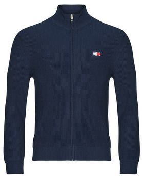 Vesty bez rukávov/Cardigany Tommy Jeans  TJM SLIM XS BADGE ZIP THRU
