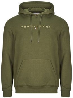 Mikiny Tommy Jeans  TJM REG LINEAR GOLD HOOD EXT