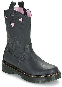 Polokozačky Dr. Martens  Bex Heart P-O Boot J Black Classic Nappa