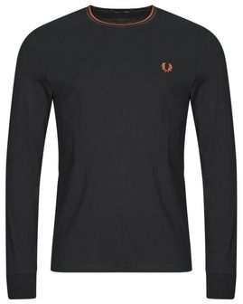 Tričká s dlhým rukávom Fred Perry  ZIP THROUGH