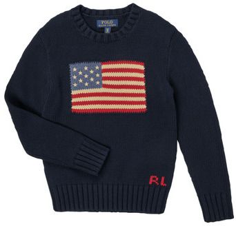 Svetre Polo Ralph Lauren  FLAG CN SWTR-TOPS-SWEATER