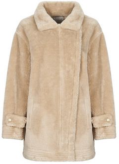 Kabáty Guess  LS ELISABETTA SHEARLING COAT