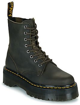 Polokozačky Dr. Martens  Jadon Charcoal Grey Burnished Waxy Pull Up