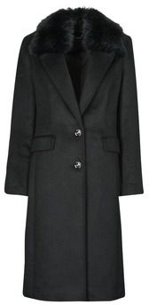 Kabáty Guess  NANCY FIT COAT FAUX FUR COLLAR