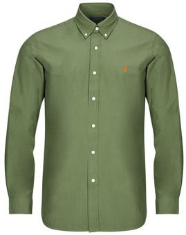 Košele s dlhým rukávom Polo Ralph Lauren  CHEMISE AJUSTEE EN POPLINE DE COTON COL BOUTONNE
