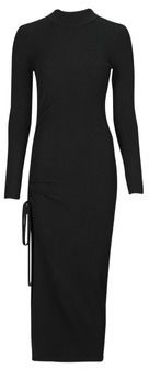 Dlhé šaty MICHAEL Michael Kors  MERINO RUCHED MIDI DRESS