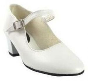 Univerzálna športová obuv Bienve  Zapato   flamenca-correa blanco