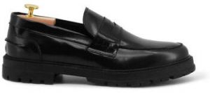 Námornícke mokasíny Duca Di Morrone  Zeno - Leather Black
