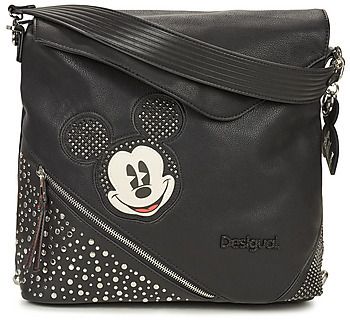 Ruksaky a batohy Desigual  BACK MICKEY STUDSTYLE JERSEYMAX PU BLACK