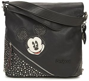 Ruksaky a batohy Desigual  BACK MICKEY STUDSTYLE JERSEYMAX PU BLACK