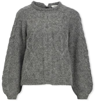 Svetre Object  Smilla Knit - Medium Grey Melange