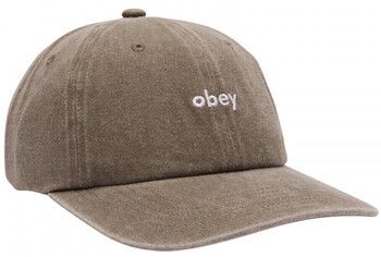 Šiltovky Obey  Pigment lowercase 6 panel stra