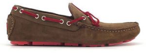 Námornícke mokasíny Duca Di Morrone  Edoardo - Suede Brown