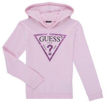 Mikiny Guess  HOODED LS FLEECE_CORE