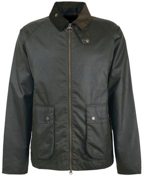 Kabáty Barbour  Bedale Short Wax Jacket - Olive