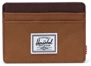 Peňaženky Herschel  Charlie Eco Cardholder - Rubber/Chicory Coffee