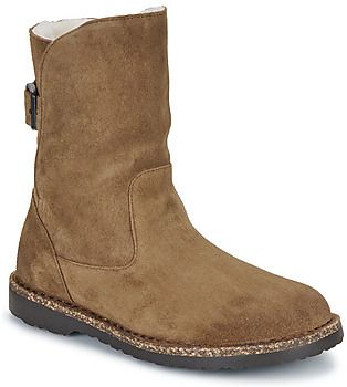 Polokozačky BIRKENSTOCK  Uppsala Shearling LEVE Dark Tea