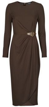 Dlhé šaty Lauren Ralph Lauren  SABLISE-LONG SLEEVE-DAY DRESS