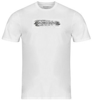Tričká s krátkym rukávom Guess  SS BSC METALLIC DEBOSS LOGO TE