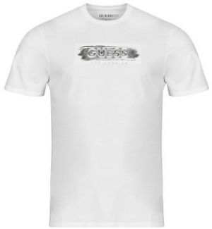 Tričká s krátkym rukávom Guess  SS BSC METALLIC DEBOSS LOGO TE