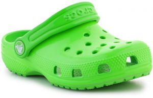 Sandále Crocs  Classic Neon Highlighter Clog K 209570-3WA Green Slime
