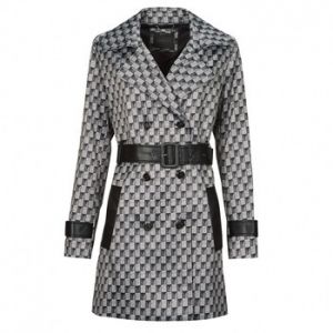 Kabátiky Trenchcoat Guess  LUANA SHORT TRENCH