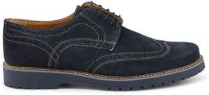 Nízka obuv do mesta Duca Di Morrone  Tancredi - Suede Blue
