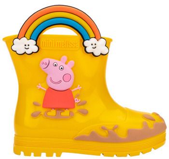 Čižmy Melissa  MINI  Welly + Peppa Pig Baby Boots - Yellow/Beige