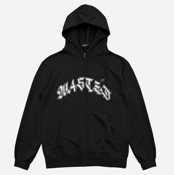 Mikiny Wasted  Lethal zip hoodie