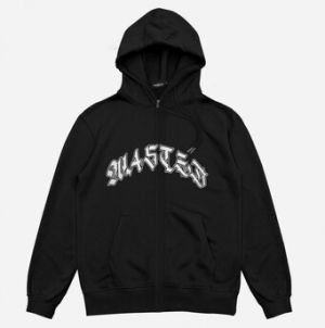 Mikiny Wasted  Lethal zip hoodie