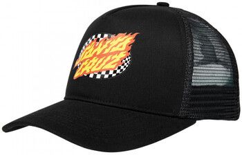 Šiltovky Santa Cruz  Oval check flame
