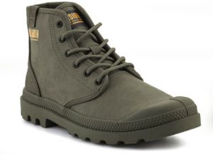 Členkové tenisky Palladium  PAMPA HI COATED 74375-377-M Dusky Green