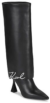 Čižmy do mesta Karl Lagerfeld  DEBUT II Fold Down Hi Leg Boot