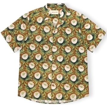 Košele s dlhým rukávom Rvlt Revolution  Shirt 3912 - Brown
