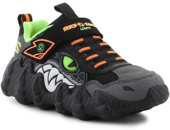 Sandále Skechers  Skech-O-Saurus - Rapid-Dino 400112L-BKLM Black/Lime