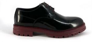 Nízka obuv do mesta Duca Di Morrone  Italo - Leather Black/Burgundy