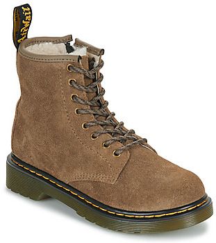 Polokozačky Dr. Martens  Serena J Dark Khaki Bronx Suede