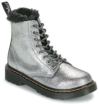 Polokozačky Dr. Martens  Serena J Silver Distressed Foil