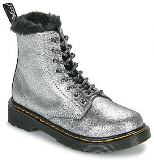 Polokozačky Dr. Martens  Serena J Silver Distressed Foil