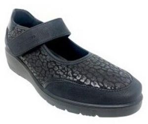 Univerzálna športová obuv Amarpies  Zapato señora  27005 ast negro