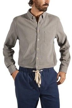Košele s dlhým rukávom Portuguese Flannel  Lobo Shirt - Grey