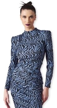 Blúzka Minueto  Top Vasarely - Blue