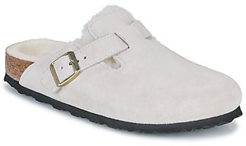 Nazuvky BIRKENSTOCK  Boston Shearling LEVE Antique White LAF