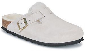 Nazuvky BIRKENSTOCK  Boston Shearling LEVE Antique White LAF