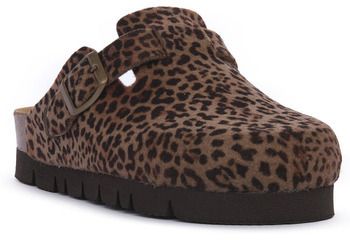 Šľapky Bioline  LEOPARDO MARRONE