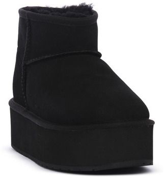 Polokozačky EMU  STINGER MICRO FLATFORM BLACK